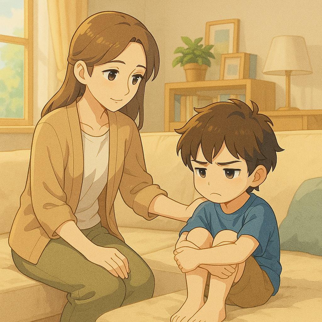 Dạy bé trai biết cách đối diện với cảm xúc tiêu cực – mạnh mẽ từ bên trong